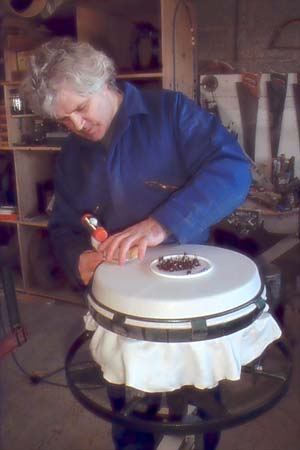 Eoin Leonard skins a Belgarth Bodhran